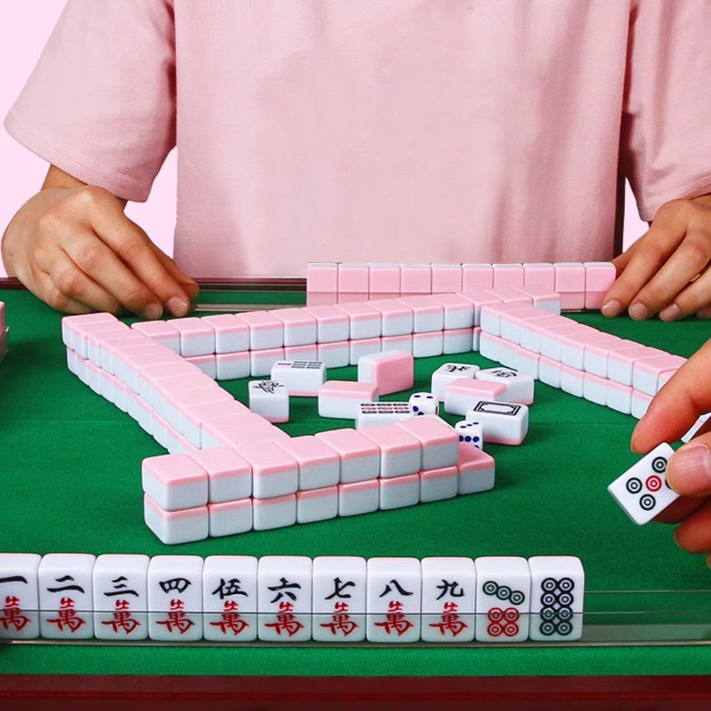 Board Game Name - Mini Mahjong Chinese Traditional Mahjong Board