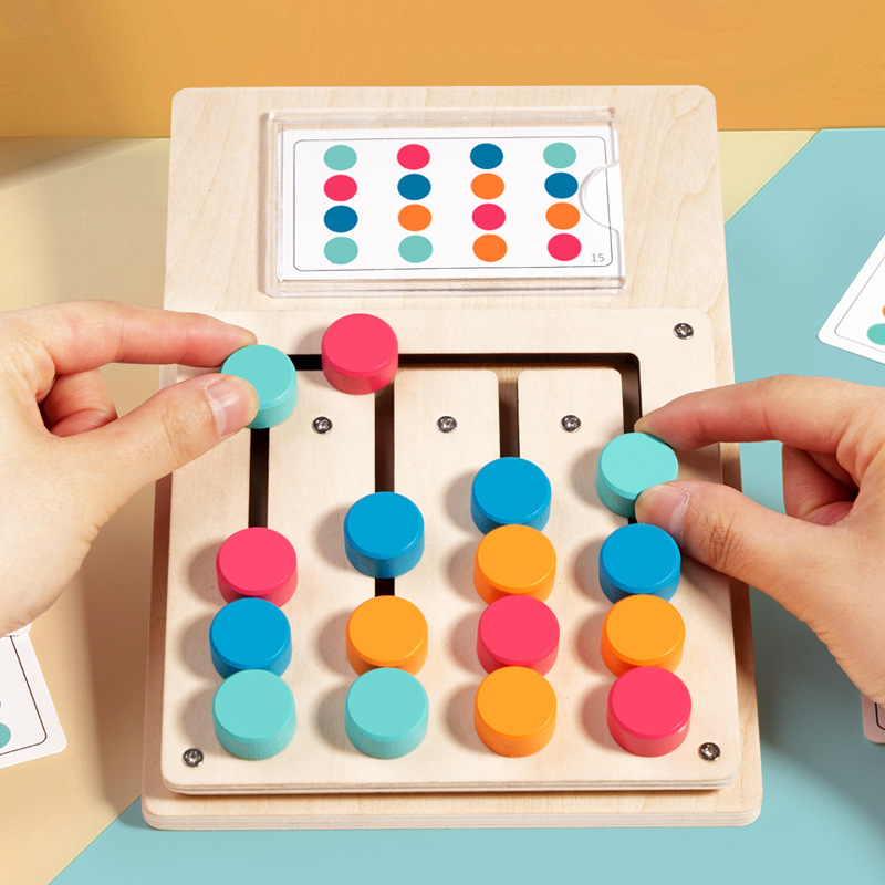 Board Game Name - Kids Montessori Color Shape Matching Cognition