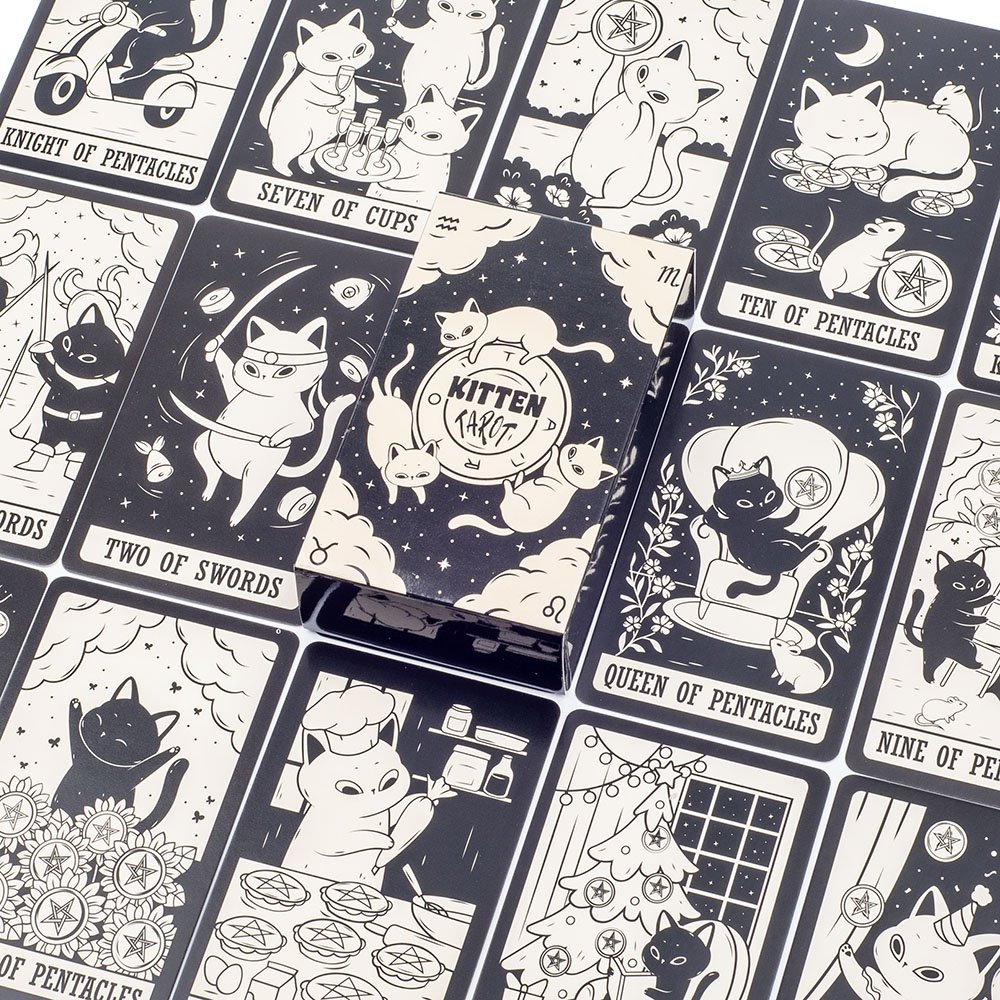 Kitten Tarot Deck 78Pcs Cute B - Board Game Oracle ulasan dan harga