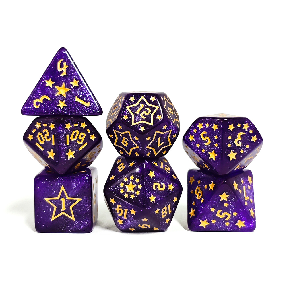 Dice Set Board Games Roll Dice - Dice Set Polyhedral ulasan dan harga