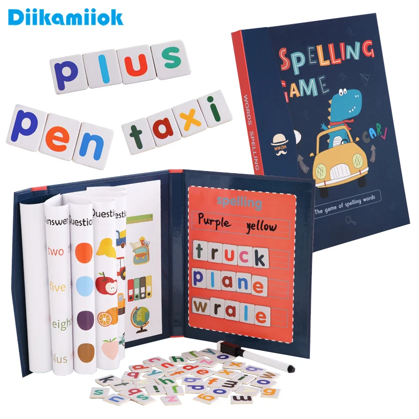 1pc Magnetic Alphabet Spelling - Board Game English For Kids ulasan dan harga