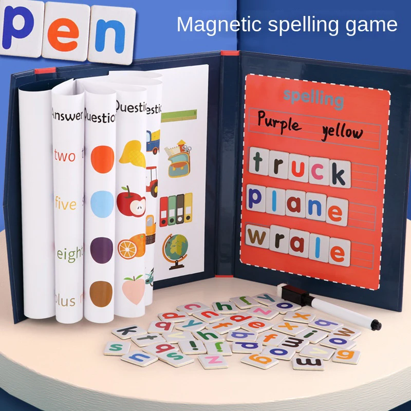 1pc Magnetic Alphabet Spelling - Board Game English For Kids ulasan dan harga