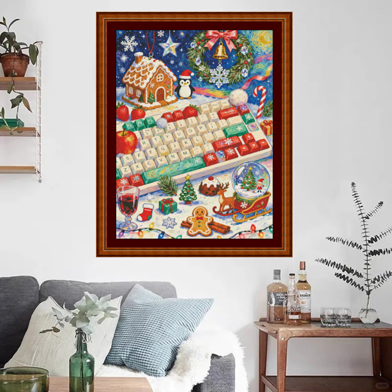 [ZZ7847-Christmas in a Miniatu - Miniature Painting Set ulasan dan harga
