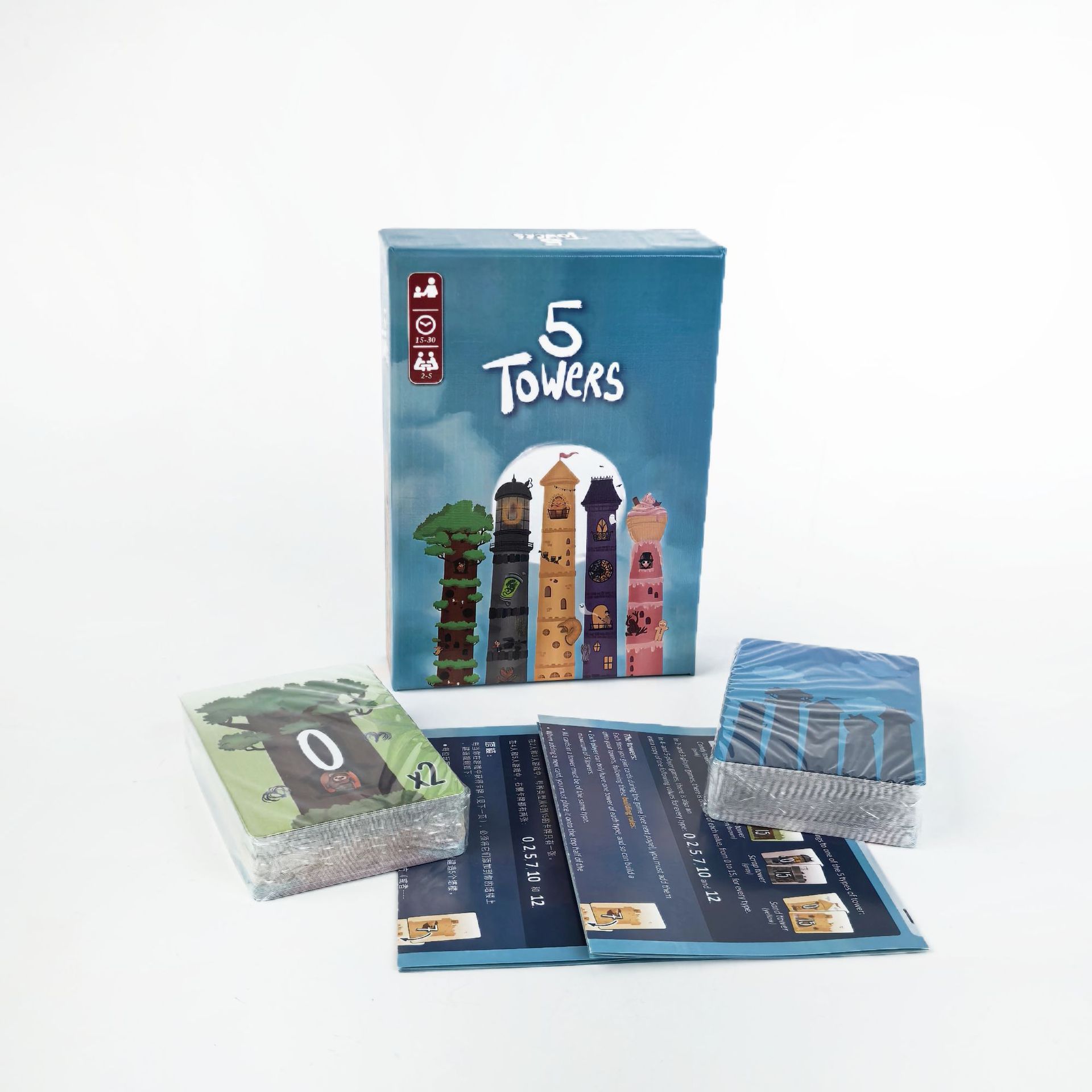 5 Towers Strategy Stacking Tow - Board Game Dune ulasan dan harga