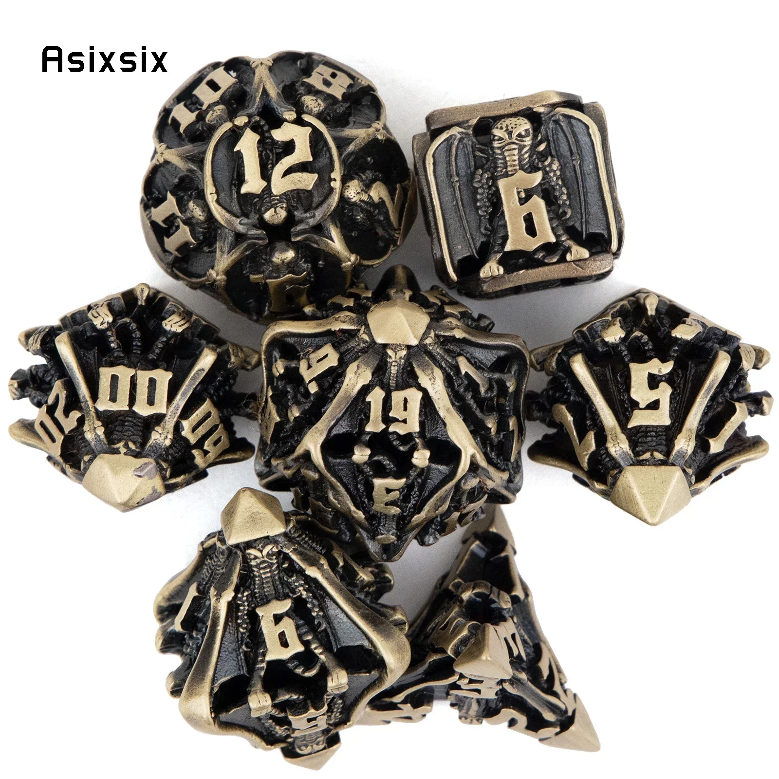 Metal Dice, Perfect For Tablet - Dice Set Polyhedral ulasan dan harga