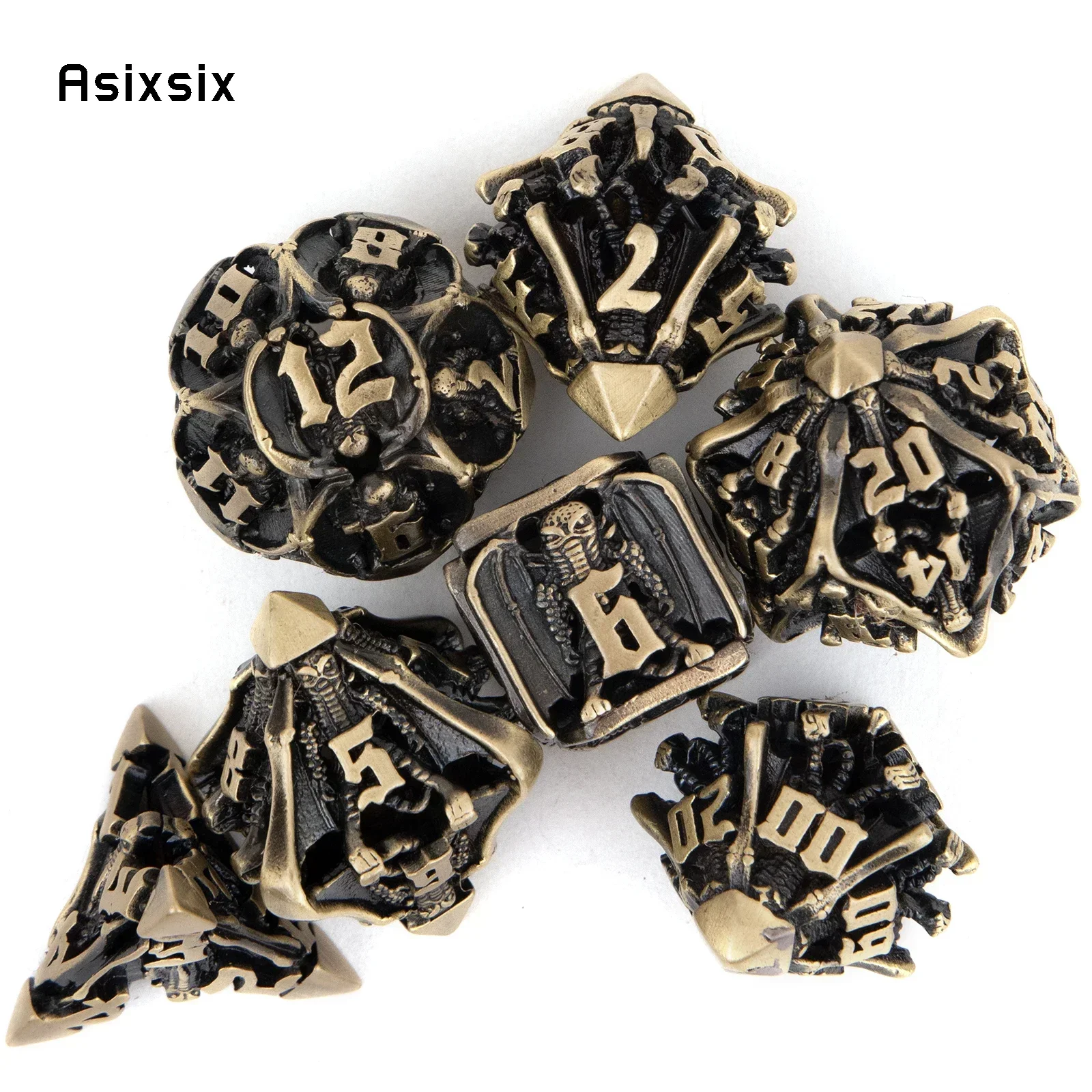 Metal Dice, Perfect For Tablet - Dice Set Polyhedral ulasan dan harga