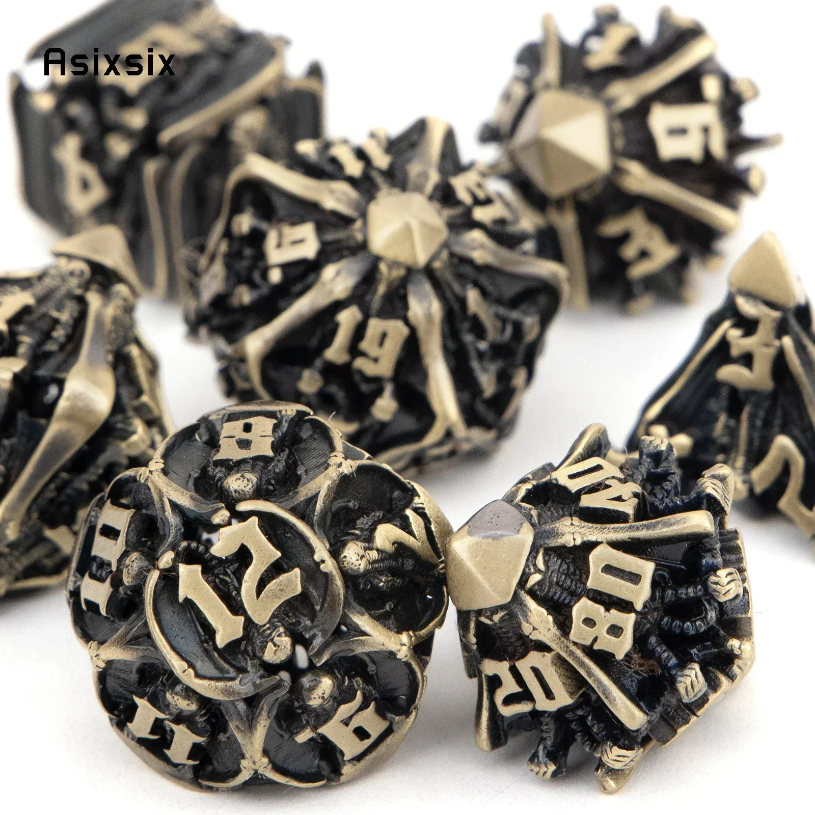 Metal Dice, Perfect For Tablet - Dice Set Polyhedral ulasan dan harga