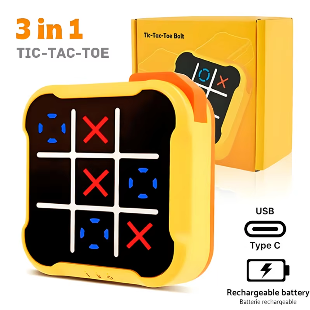 3in1 Electronic TIC-TAC-TOE Bo - Board Game English For Kids ulasan dan harga