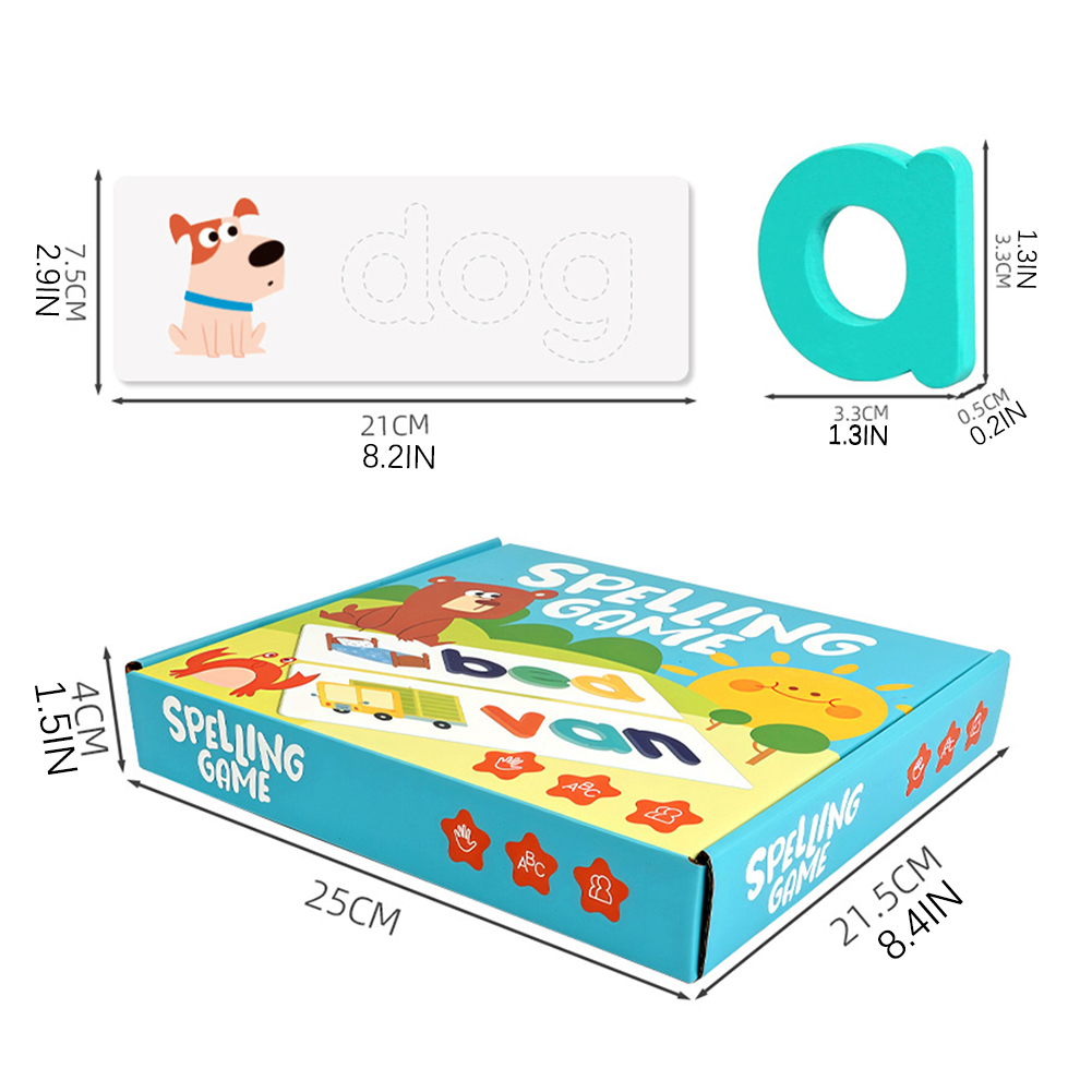 Colorful Alphabet Wooden Puzzl - Board Game English For Kids ulasan dan harga