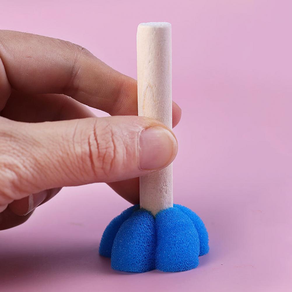 5Pcs/set Art Paint Sponge Stam - Miniature Painting Set ulasan dan harga