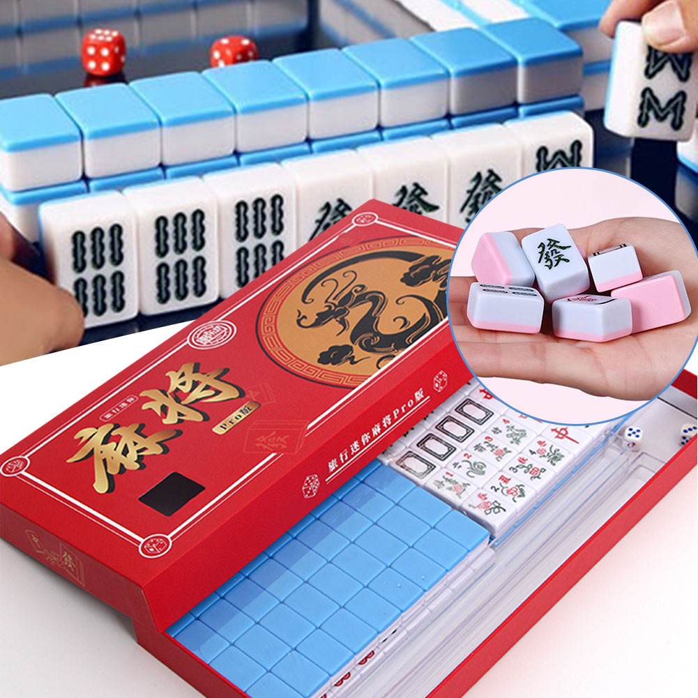 Portable Travel Mini Mahjong S - Board Game Name ulasan dan harga