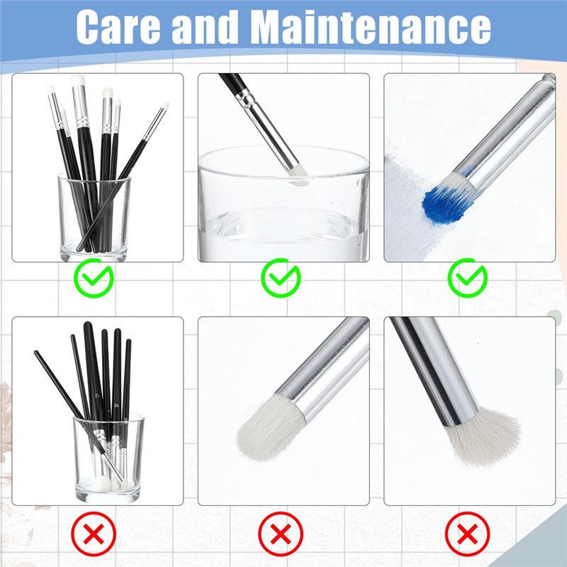 AT02-Professional For Detailed - Miniature Painting Set ulasan dan harga