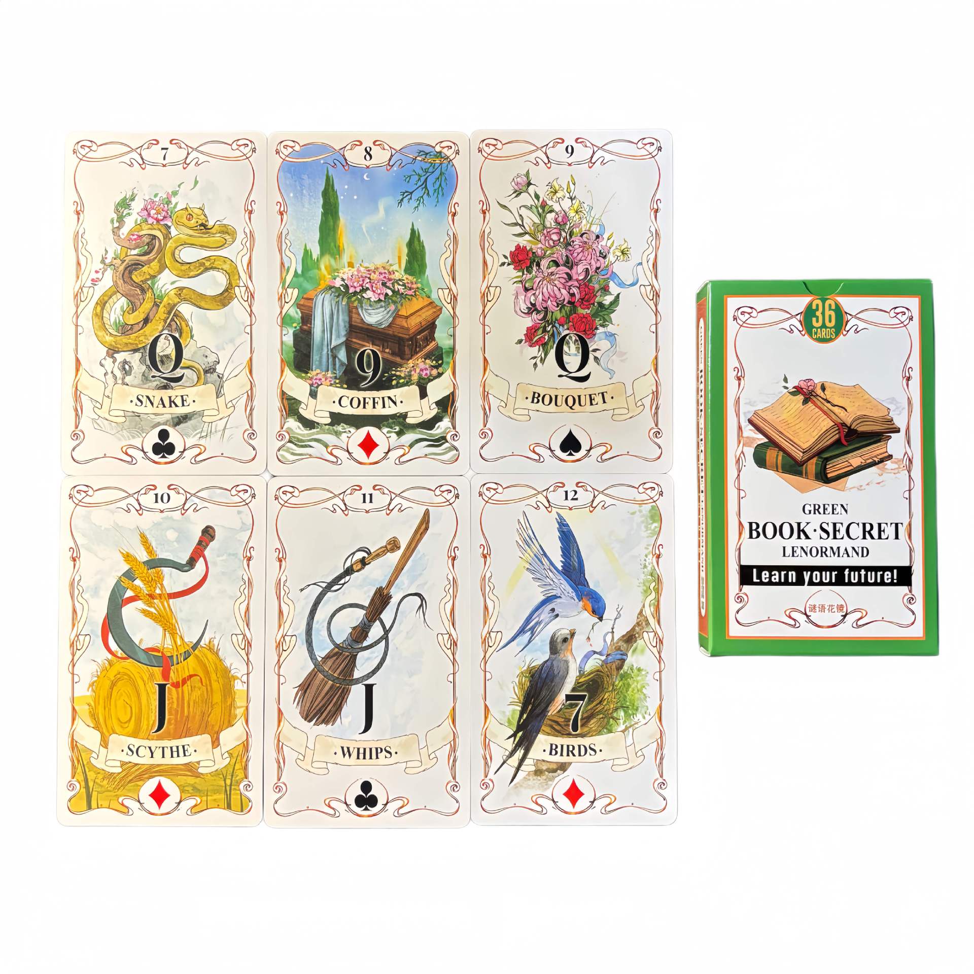 Green Book Secret Lenormand Or - Board Game Quantum ulasan dan harga