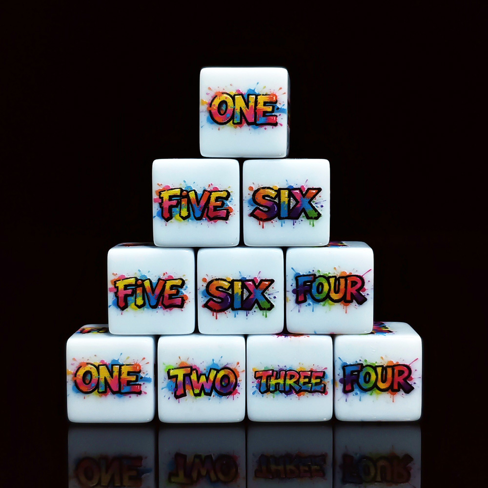 12Pcs 16MM Color Splash Englis - Board Game English For Kids ulasan dan harga