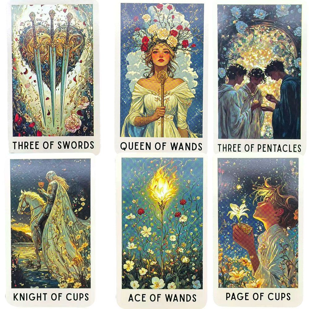 78 Enigmatic Bloom Tarot Cards - Board Game Oracle ulasan dan harga