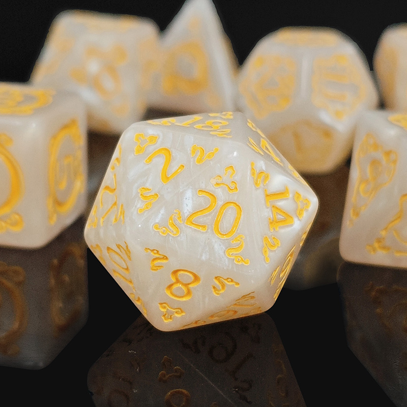 7pcs DND Dice 7Pcs/set Dragon  - Dice Set Polyhedral ulasan dan harga