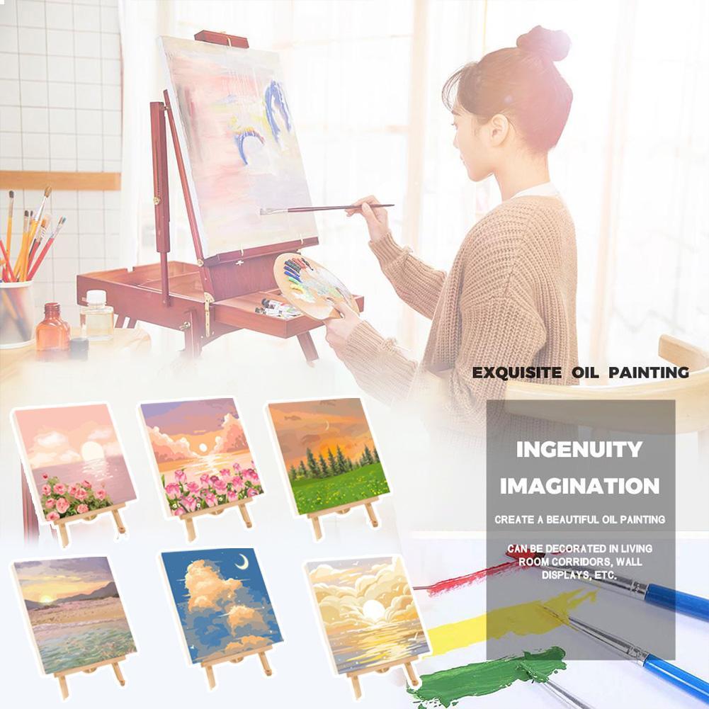DIY Paint by Numbers Kit for A - Miniature Painting Set ulasan dan harga