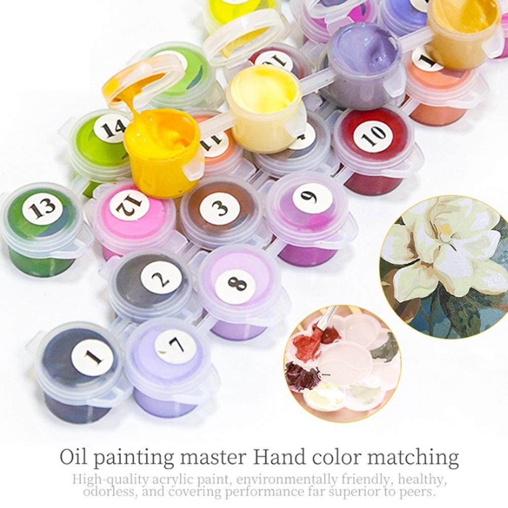 DIY Paint by Numbers Kit for A - Miniature Painting Set ulasan dan harga