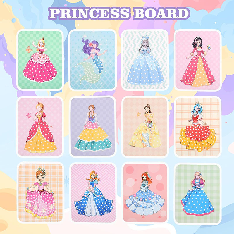 3-12pcs Sticker Cards Fabric A - Board Game Simple ulasan dan harga