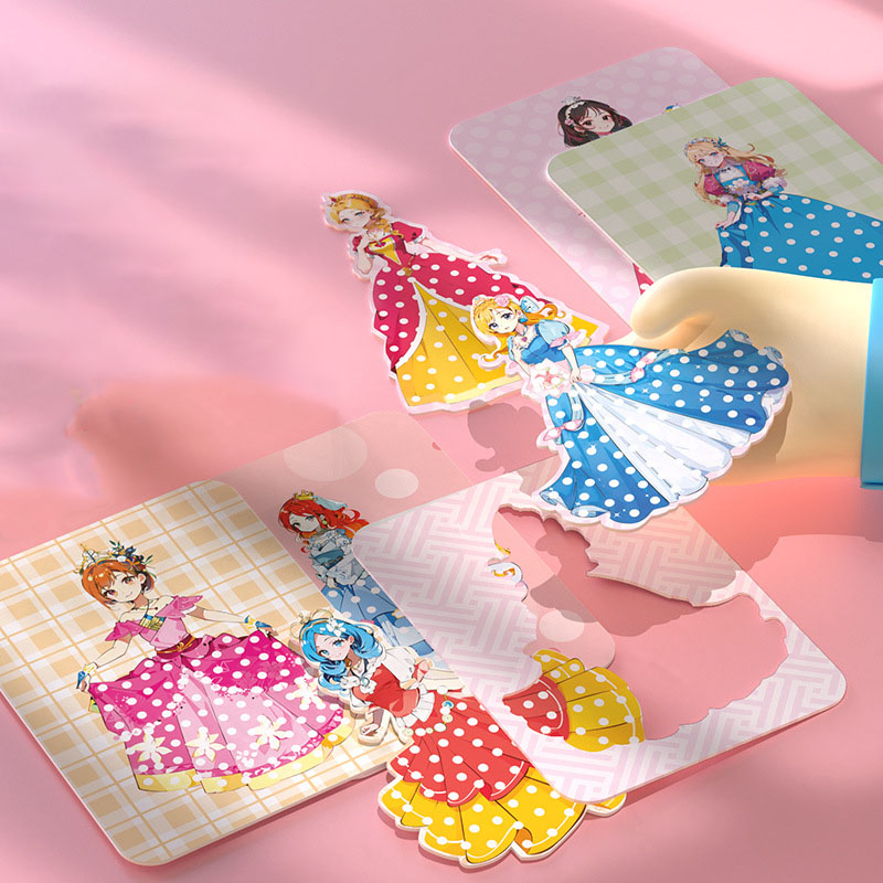 3-12pcs Sticker Cards Fabric A - Board Game Simple ulasan dan harga