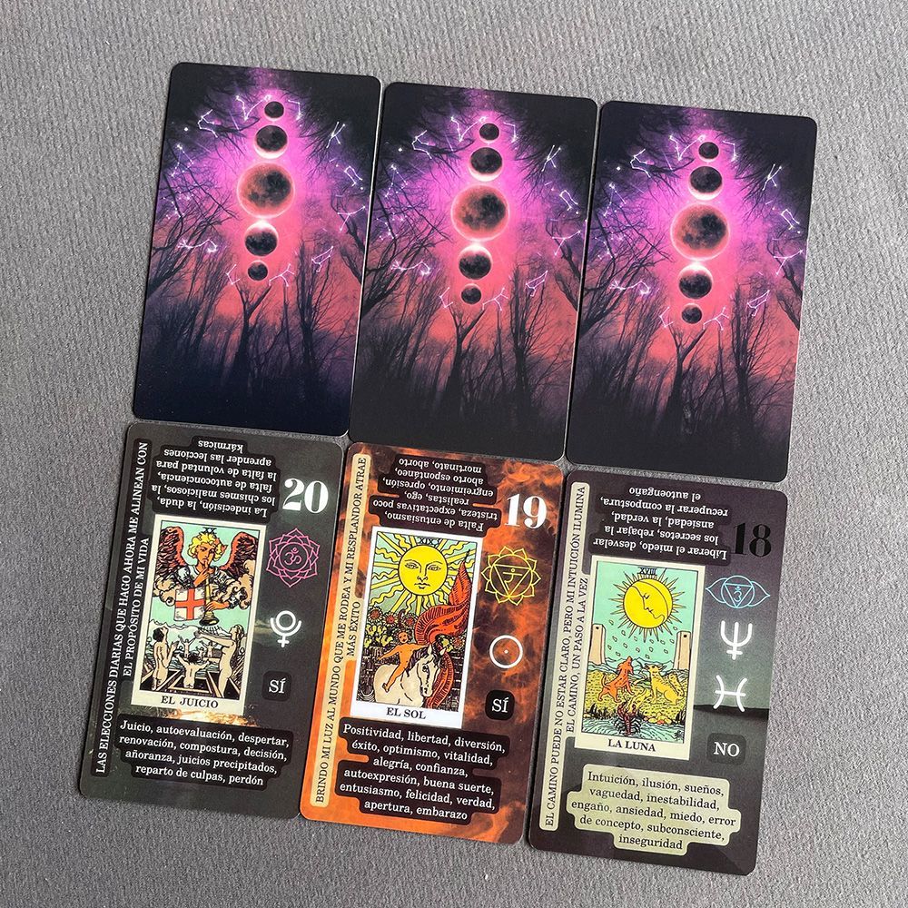 78pcs Leaning Tarot Cards Deck - Board Game Oracle ulasan dan harga
